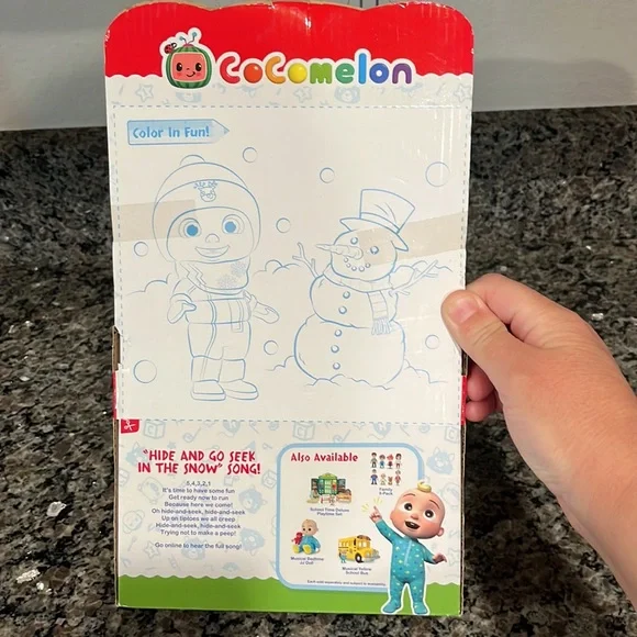 Host pic 🥳New Cocomelon Hide & Go Seek In Snow JJ Doll Sounds Music and Phrases - Picture 3 of 3